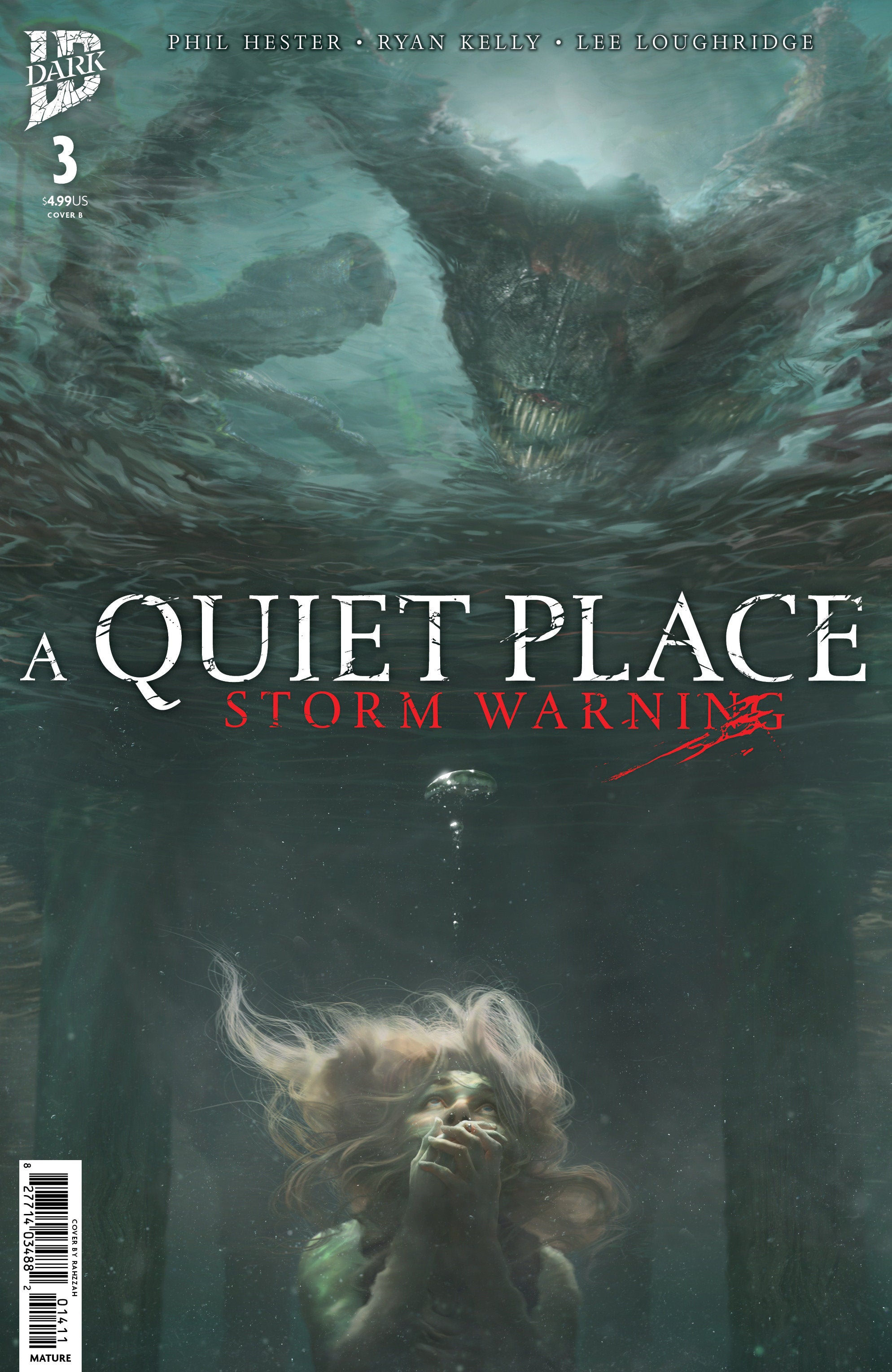 A Quiet Place: Storm Warning #3 Variant B ( Rahzzah) | L.A. Mood Comics and Games