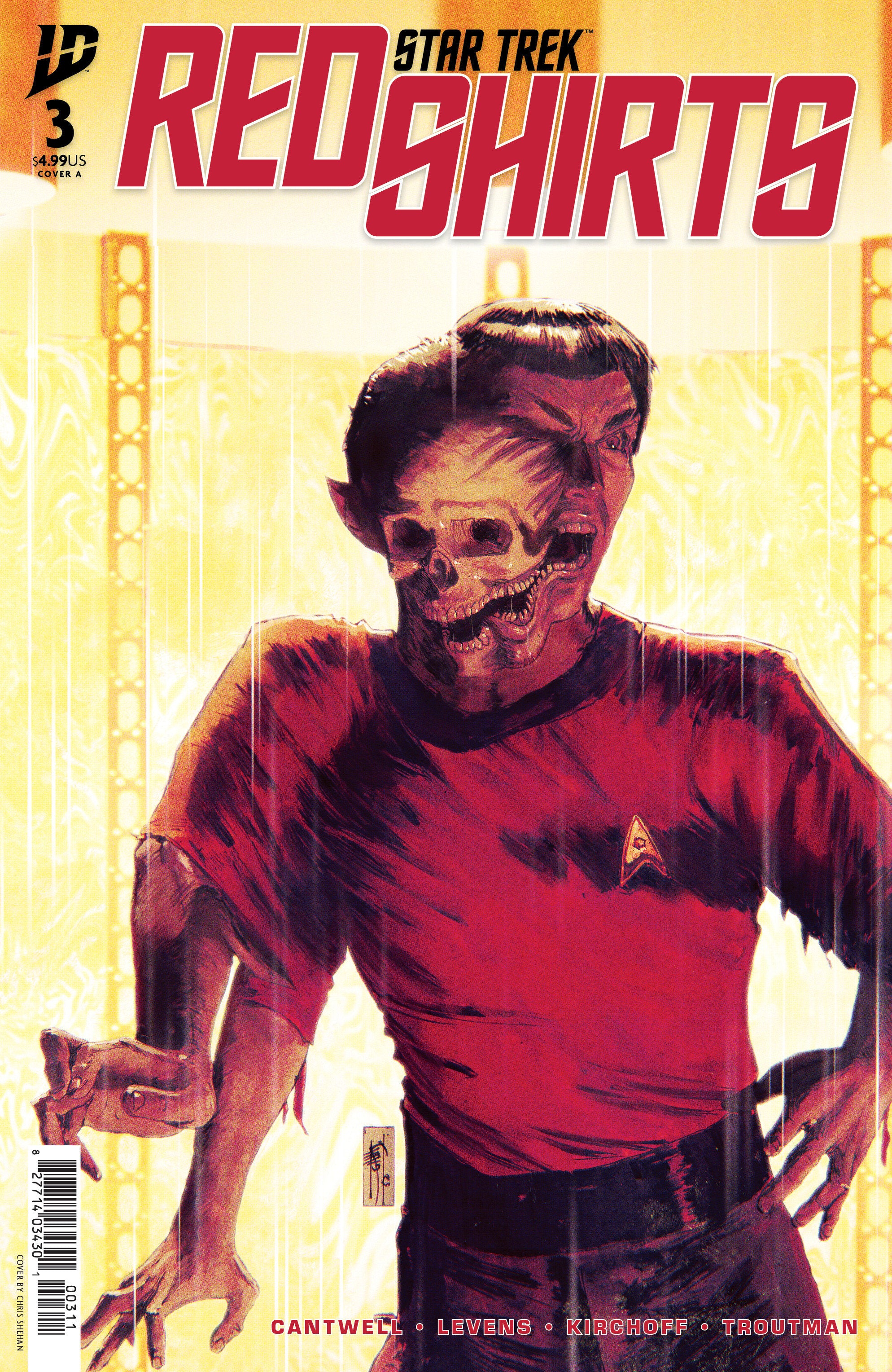 Star Trek: Red Shirts #3 Cover A (Shehan) | L.A. Mood Comics and Games