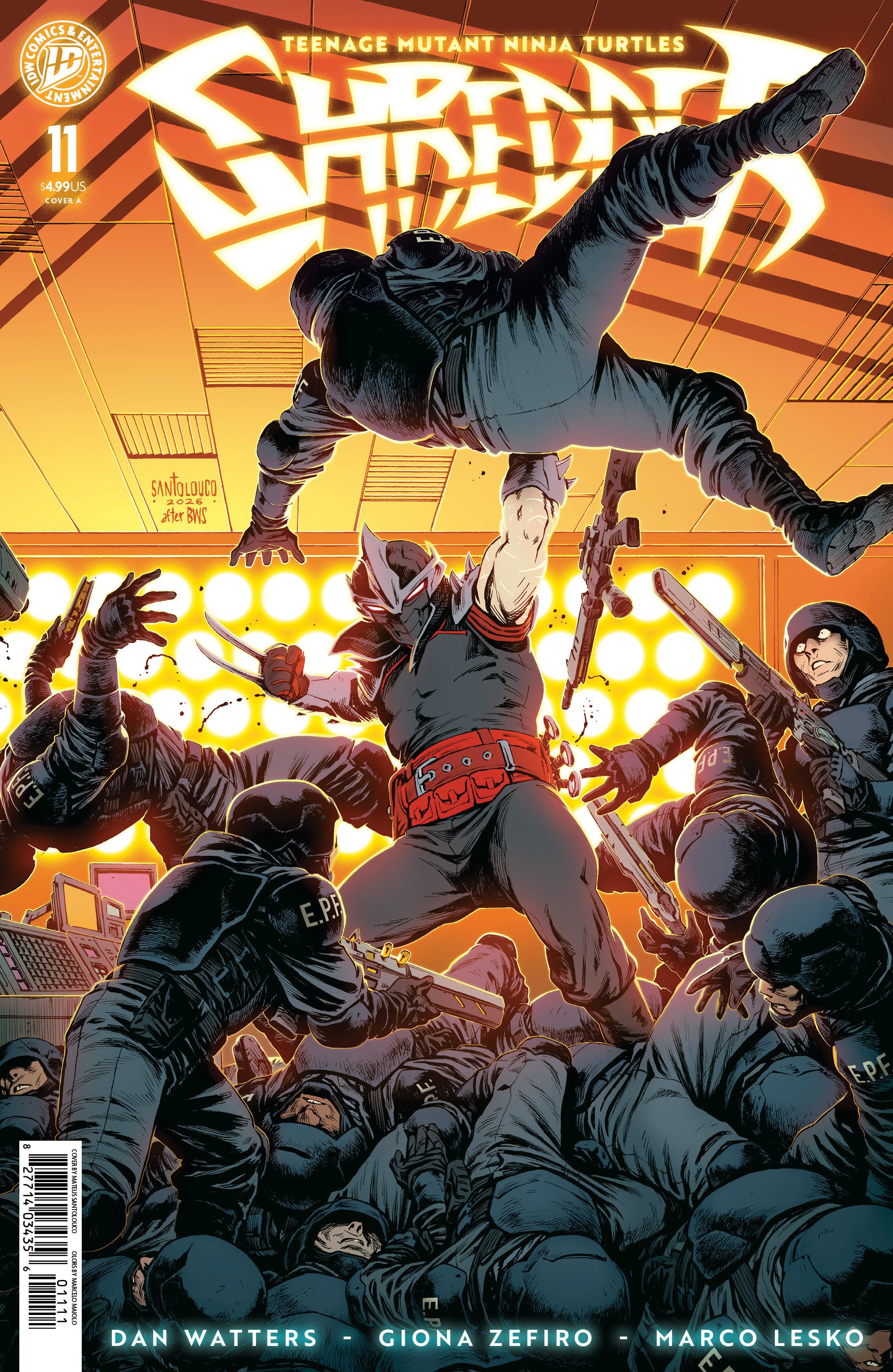 Teenage Mutant Ninja Turtles: Shredder #11 Cover A (Santolouco) | L.A. Mood Comics and Games