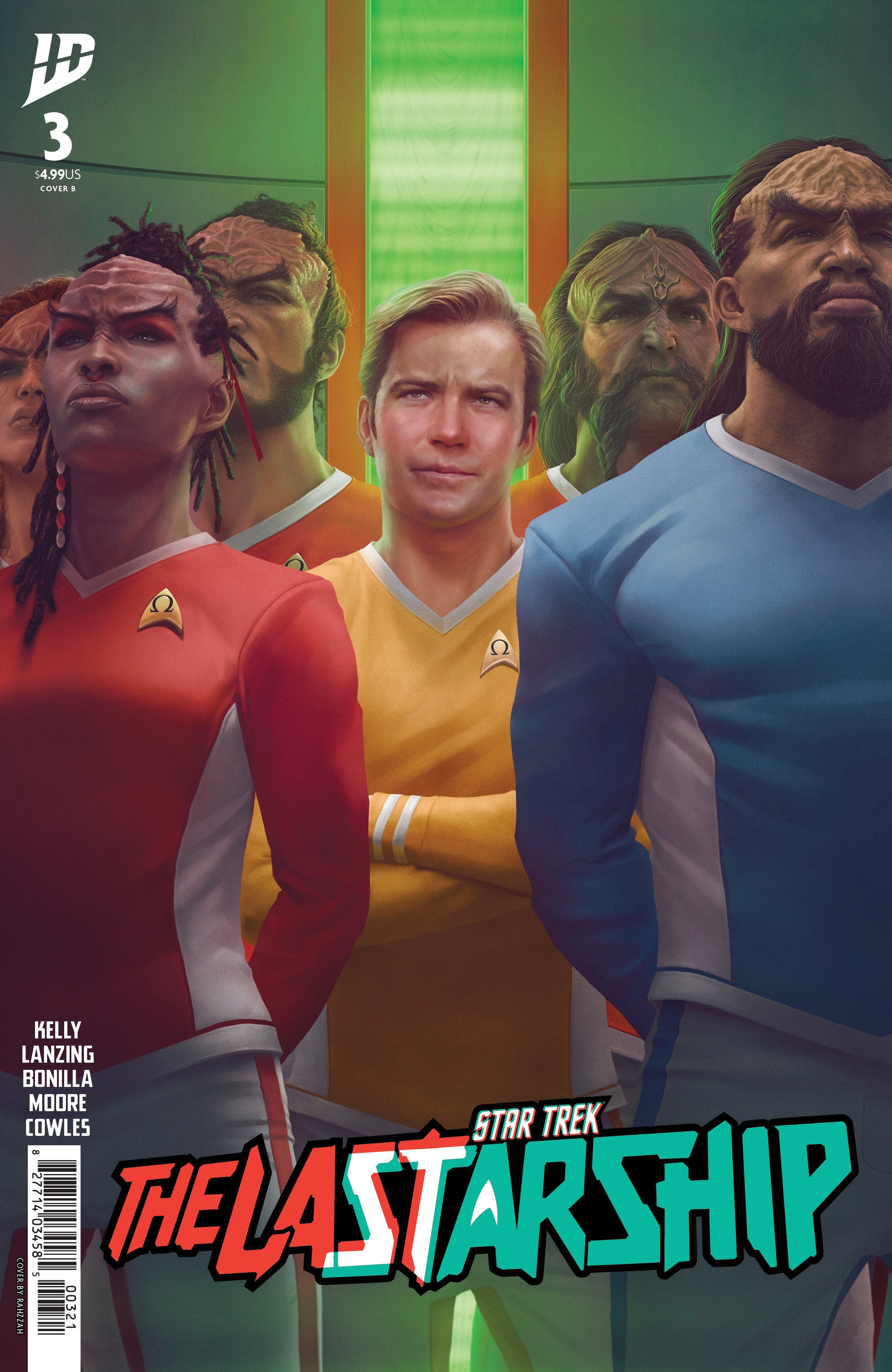 Star Trek: The Last Starship #3 Variant B (Rahzzah) | L.A. Mood Comics and Games
