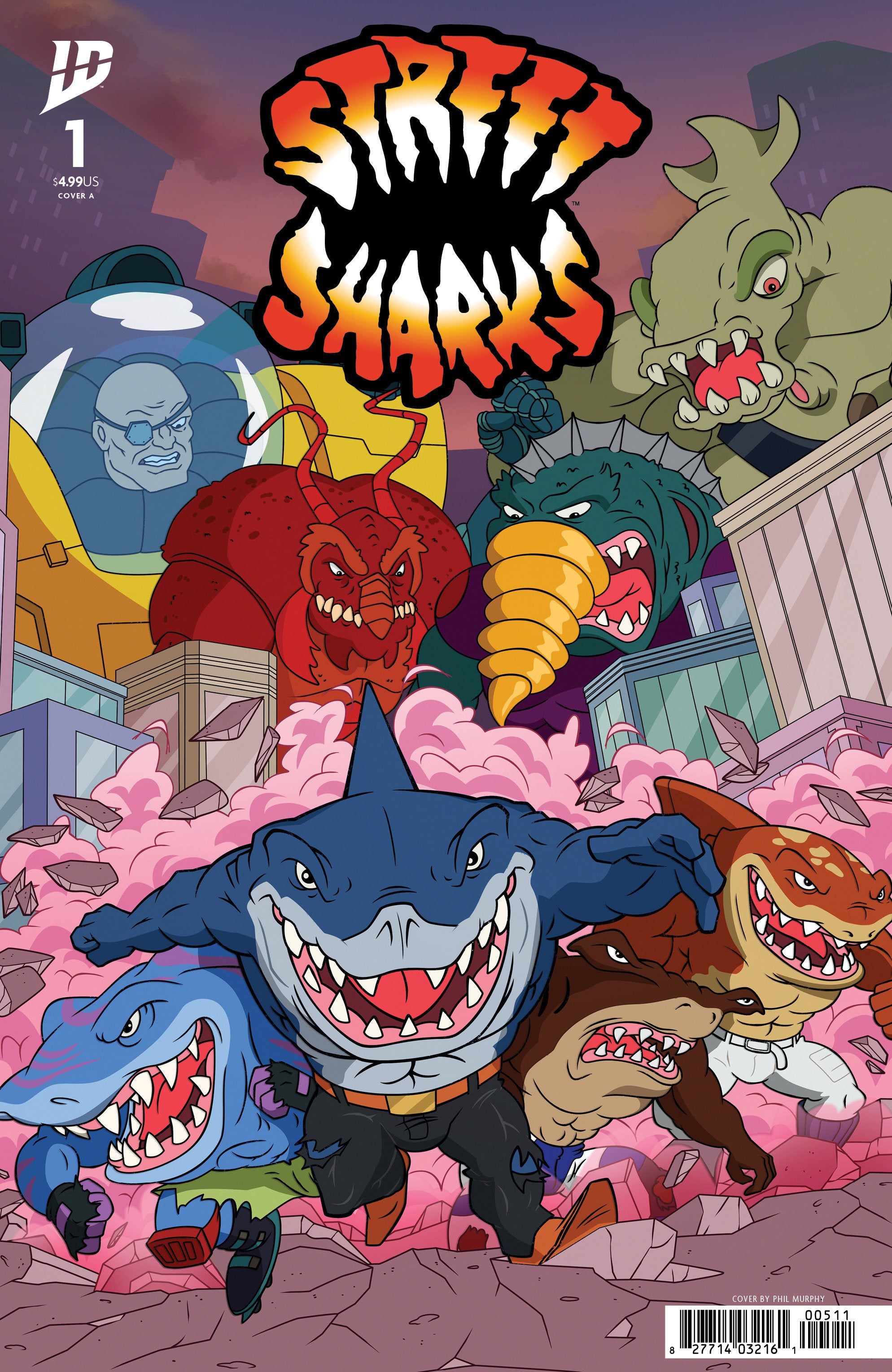 Street Sharks #1 Cover A (Murphy) | L.A. Mood Comics and Games