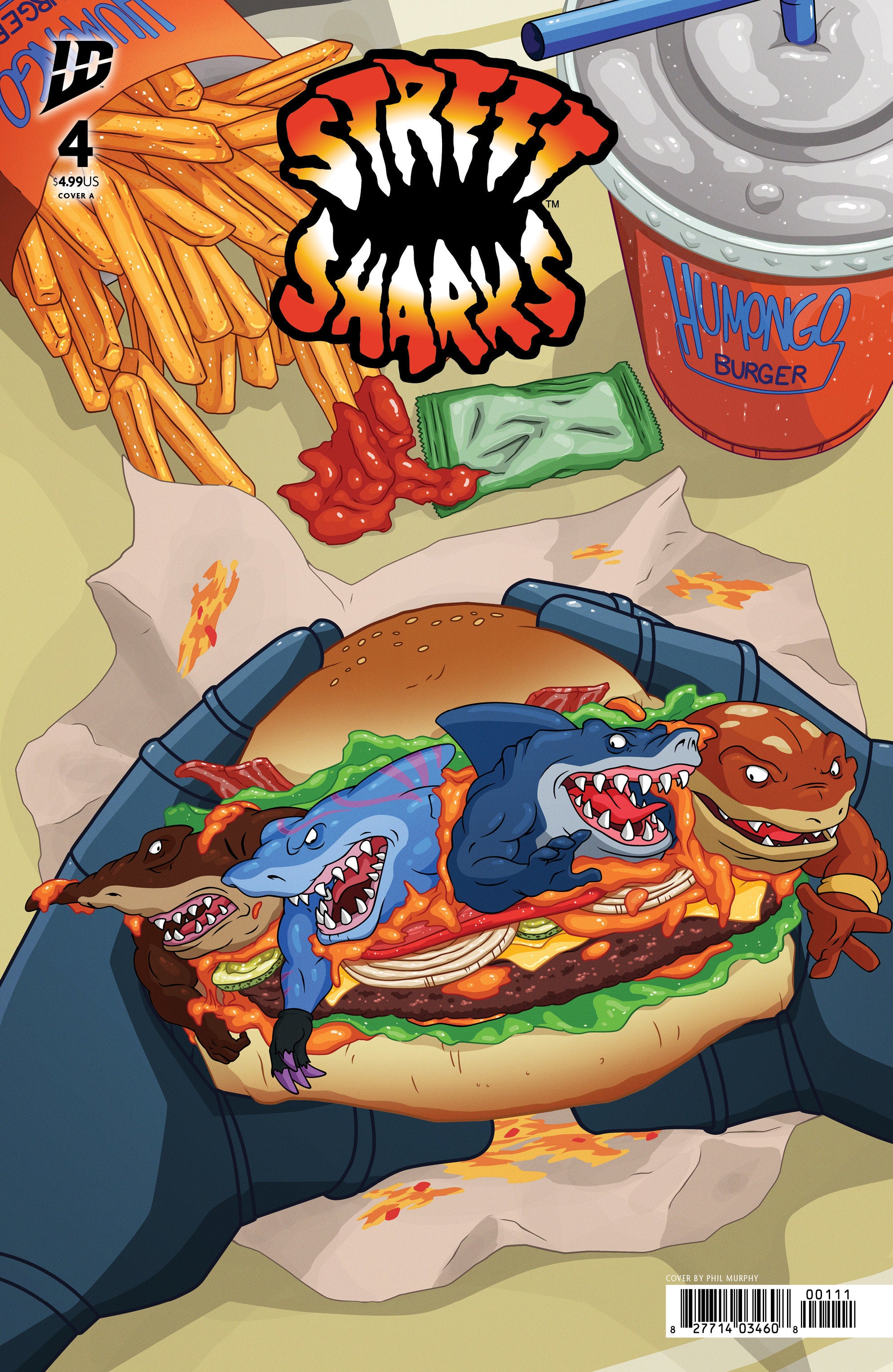 Street Sharks #4 Cover A (Murphy) | L.A. Mood Comics and Games