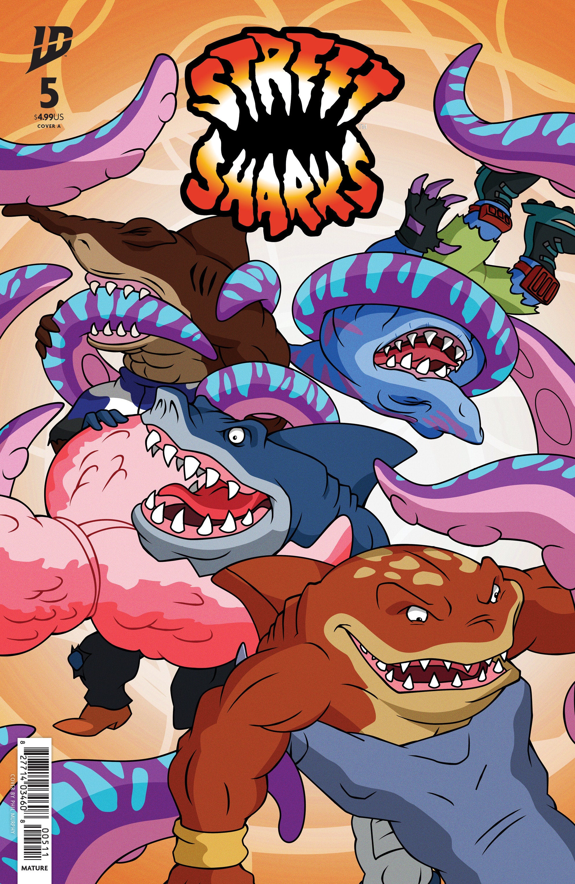 Street Sharks #5 Cover A (Murphy) | L.A. Mood Comics and Games