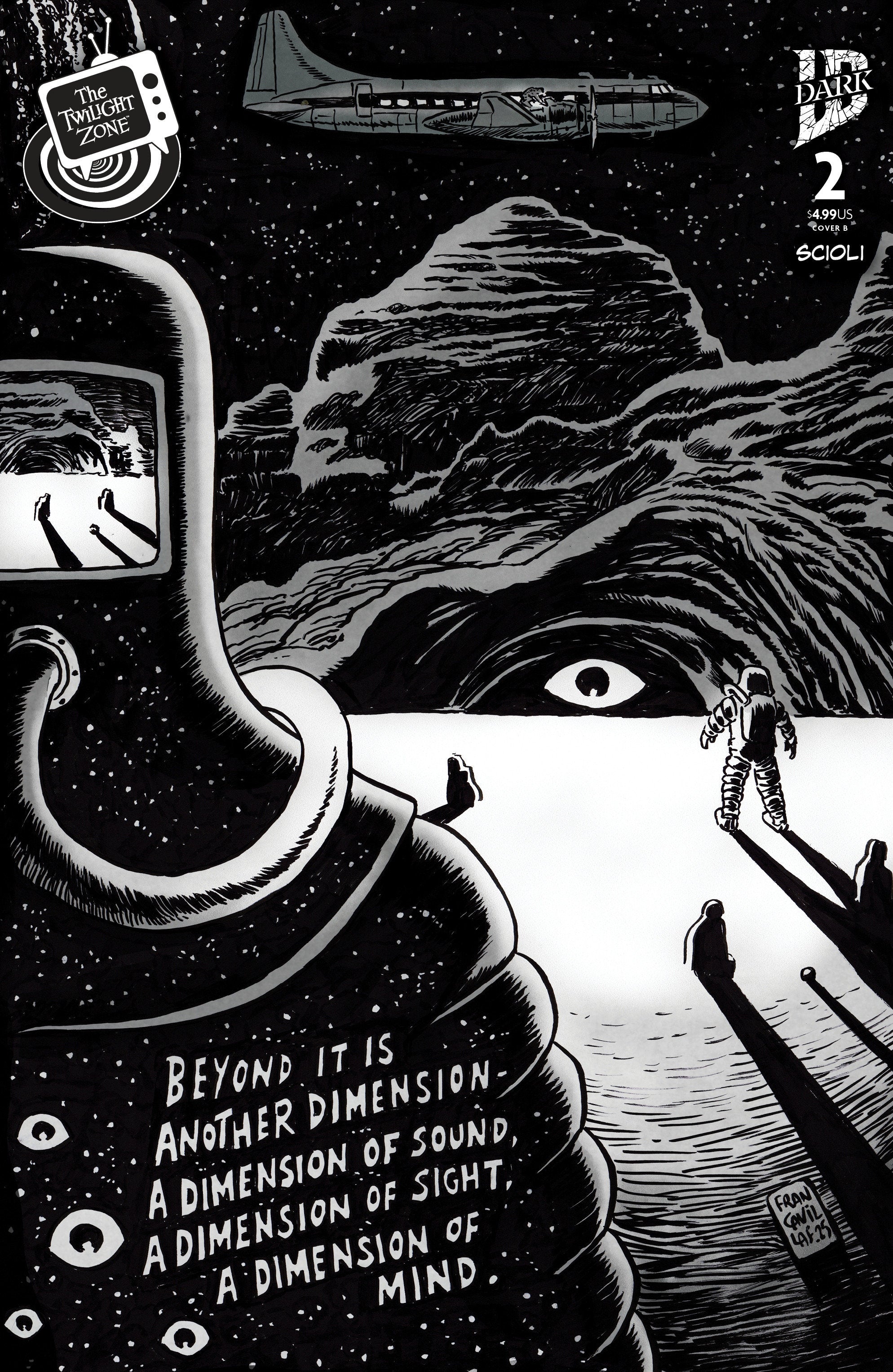 The Twilight Zone #2 Variant B (Francavilla Connecting Cover) | L.A. Mood Comics and Games