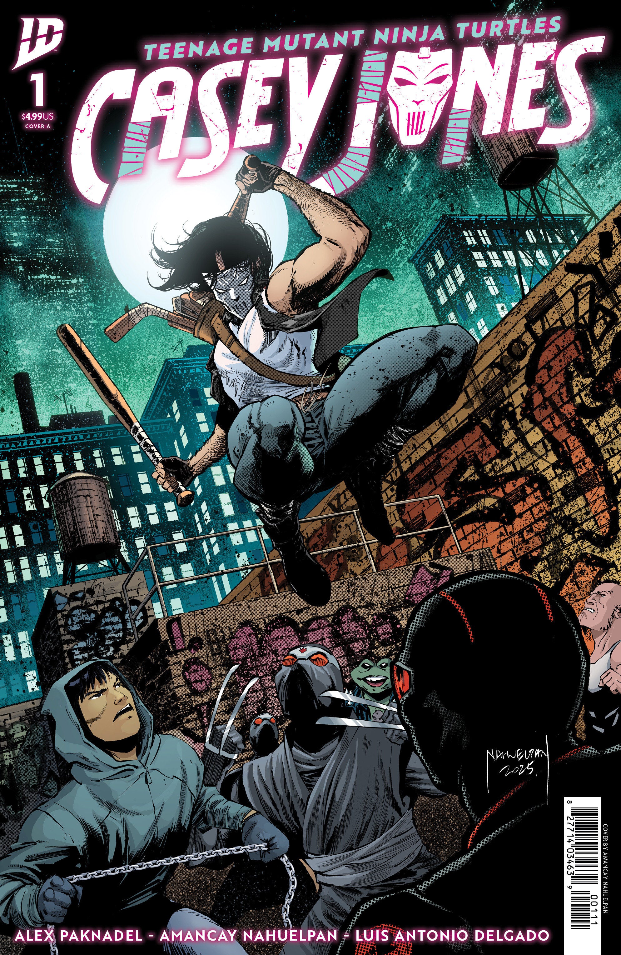 Teenage Mutant Ninja Turtles: Casey Jones #1 Cover A (Nahuelpan) | L.A. Mood Comics and Games