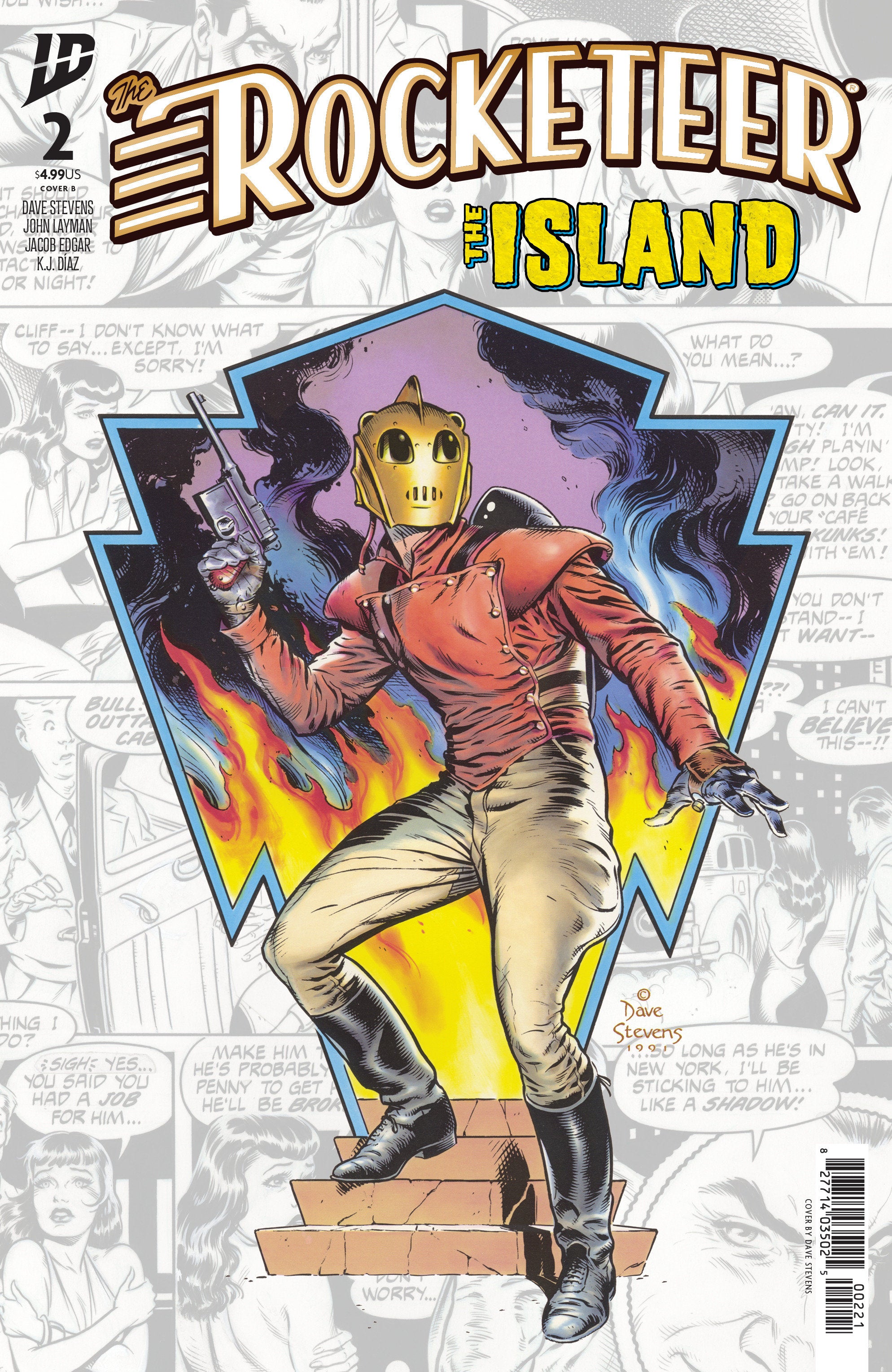 The Rocketeer: The Island #2 Variant B (Stevens) | L.A. Mood Comics and Games