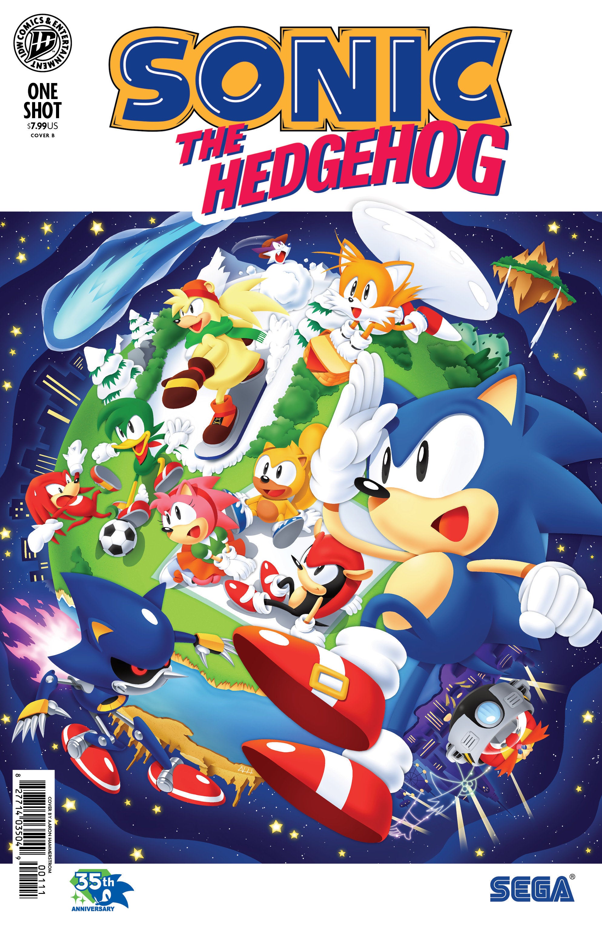 Sonic The Hedgehog: 35th Anniversary Special Variant B (Hammerstrom) | L.A. Mood Comics and Games
