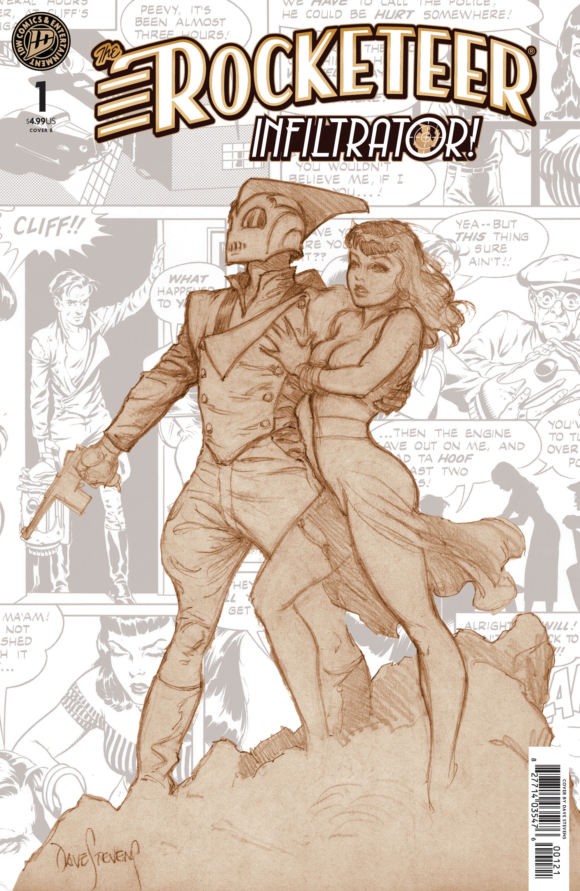 The Rocketeer: Infiltrator! #1 Variant B (Stevens) | L.A. Mood Comics and Games
