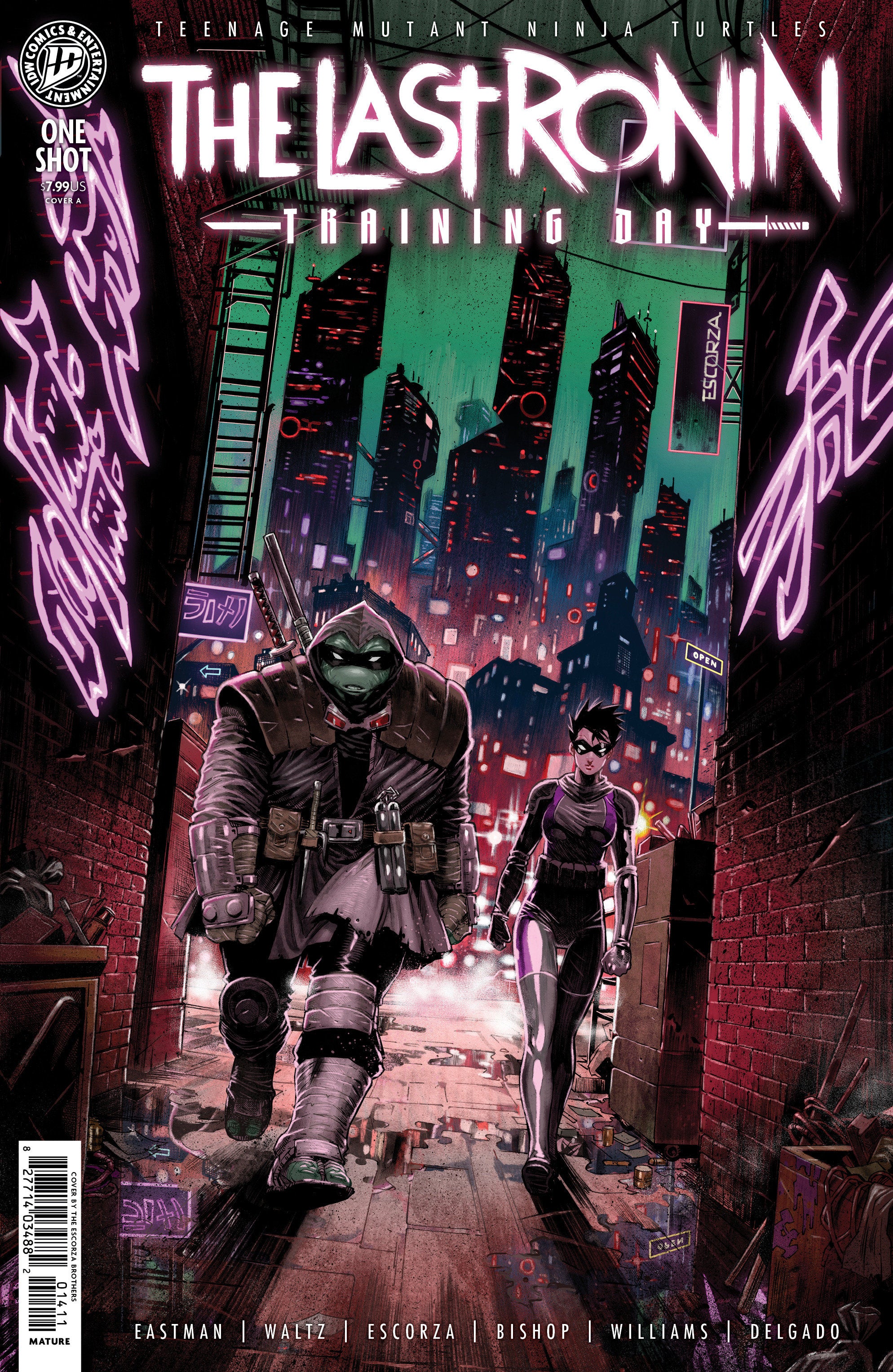 Teenage Mutant Ninja Turtles: The Last Ronin  Training Day Cover A (Escorza Brothers) | L.A. Mood Comics and Games