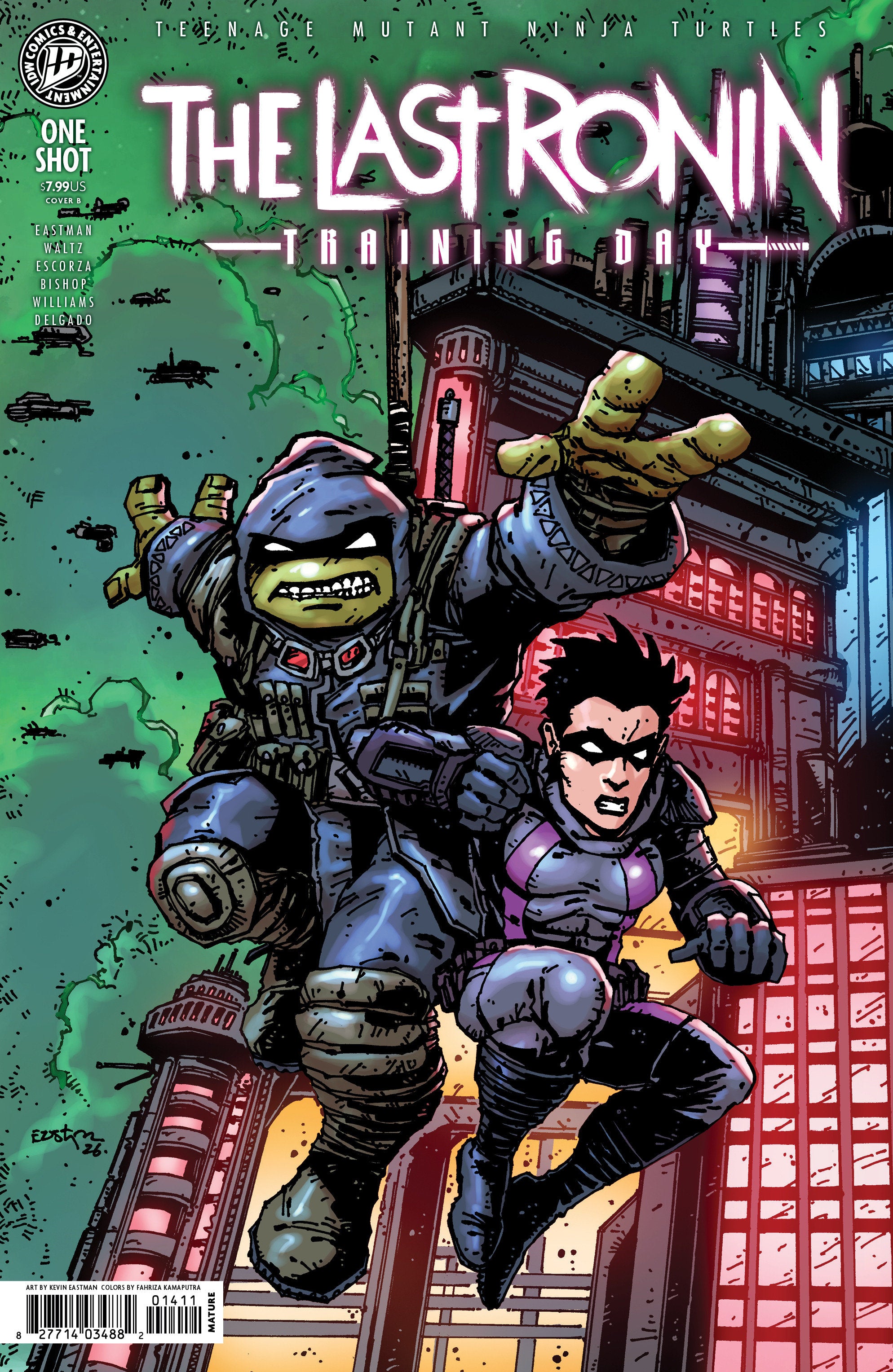 Teenage Mutant Ninja Turtles: The Last Ronin  Training Day Variant B (Eastman) | L.A. Mood Comics and Games