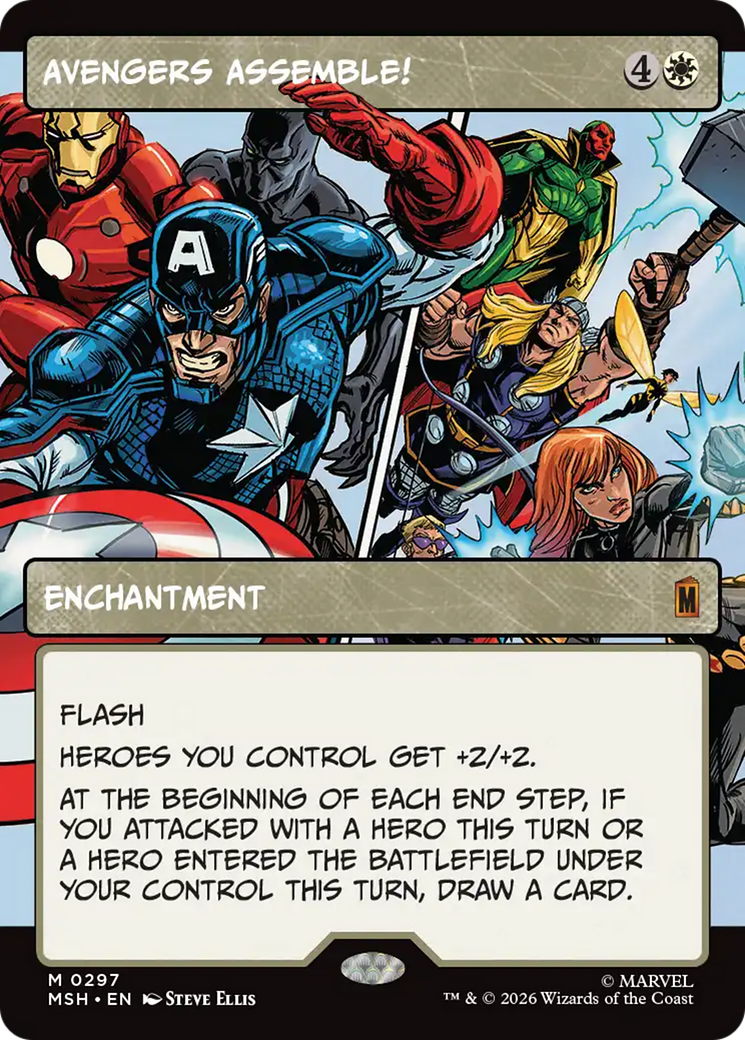 Avengers Assemble! (Borderless) (0297) [Marvel Super Heroes] | L.A. Mood Comics and Games