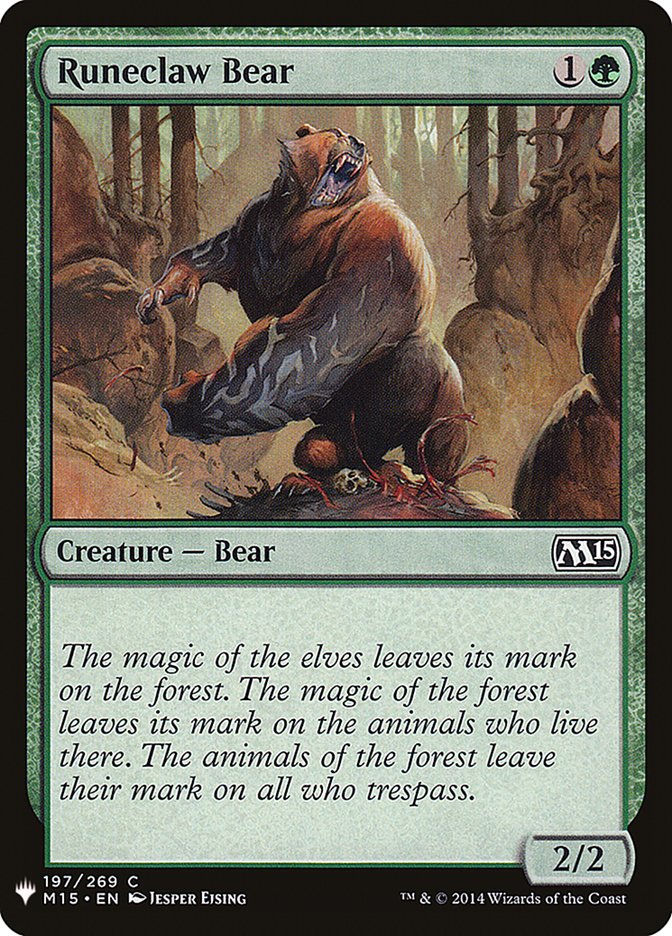 Runeclaw Bear [Mystery Booster] | L.A. Mood Comics and Games