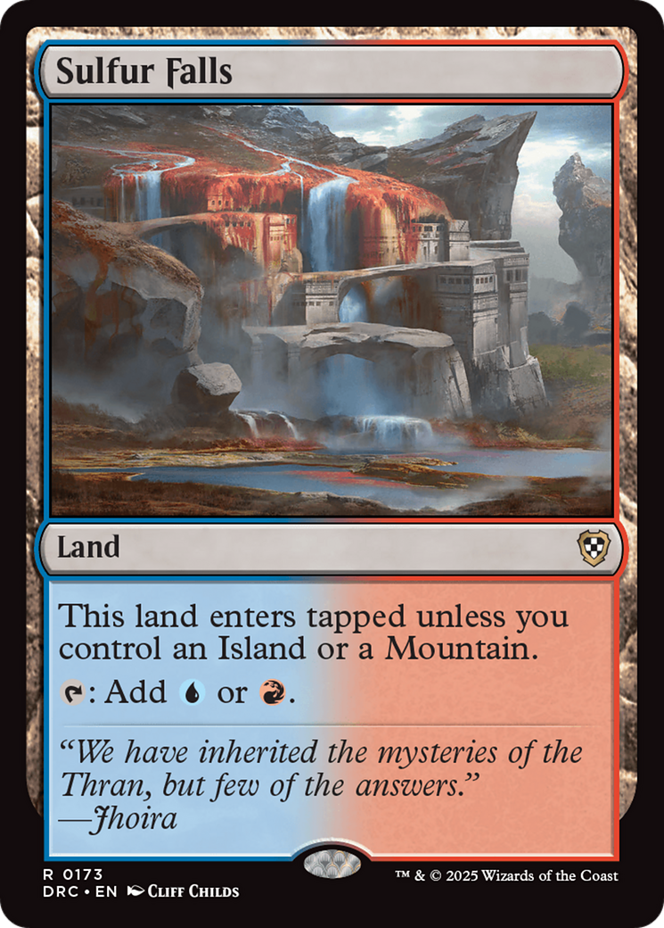Sulfur Falls [Aetherdrift Commander] | L.A. Mood Comics and Games