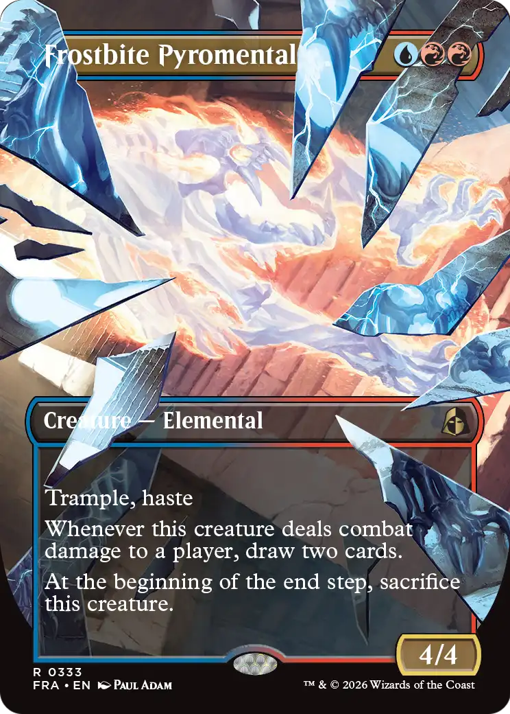 Frostbite Pyromental (Borderless) [Reality Fracture] | L.A. Mood Comics and Games