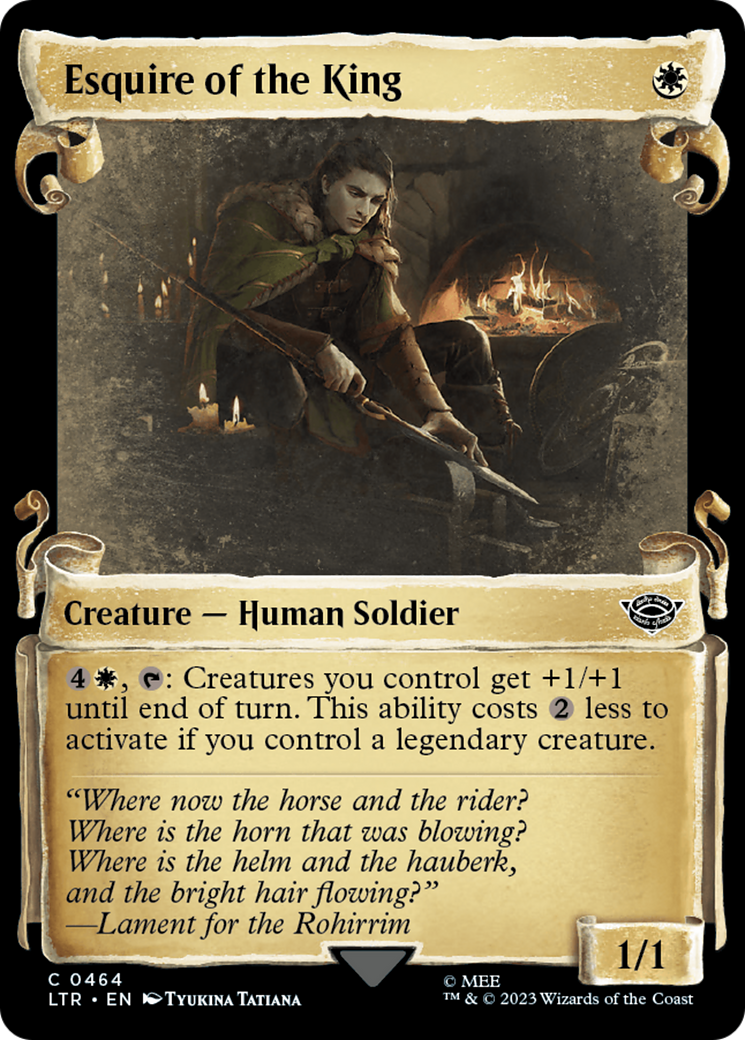 Esquire of the King [The Lord of the Rings: Tales of Middle-Earth Showcase Scrolls] | L.A. Mood Comics and Games