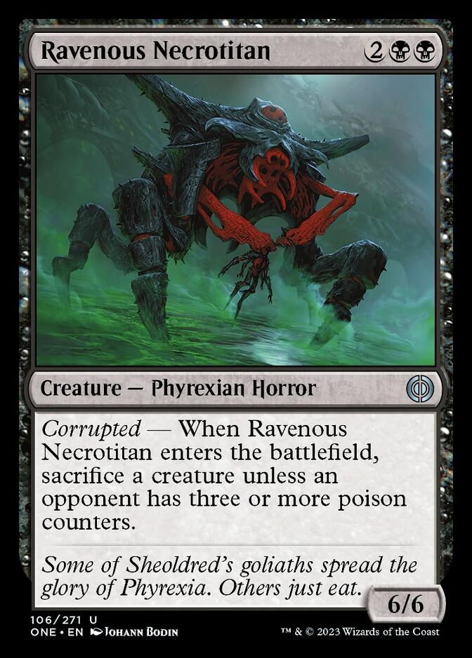 Ravenous Necrotitan [Phyrexia: All Will Be One] | L.A. Mood Comics and Games