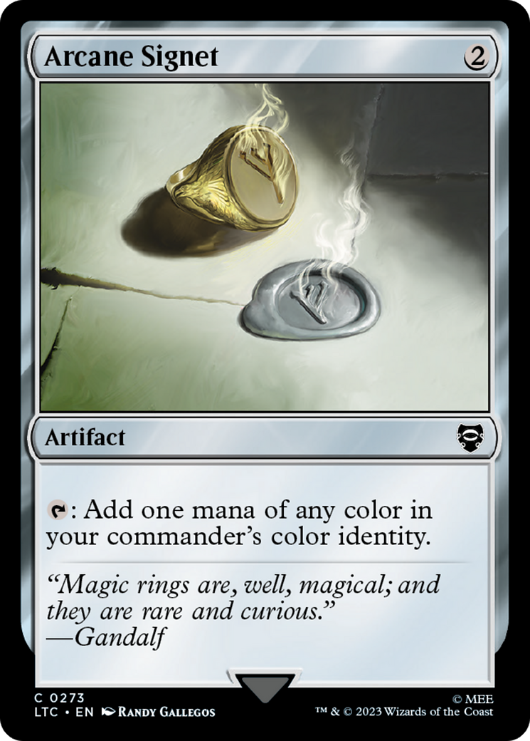 Arcane Signet [The Lord of the Rings: Tales of Middle-Earth Commander] | L.A. Mood Comics and Games