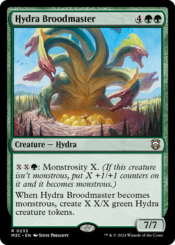 Hydra Broodmaster (Ripple Foil) [Modern Horizons 3 Commander] | L.A. Mood Comics and Games