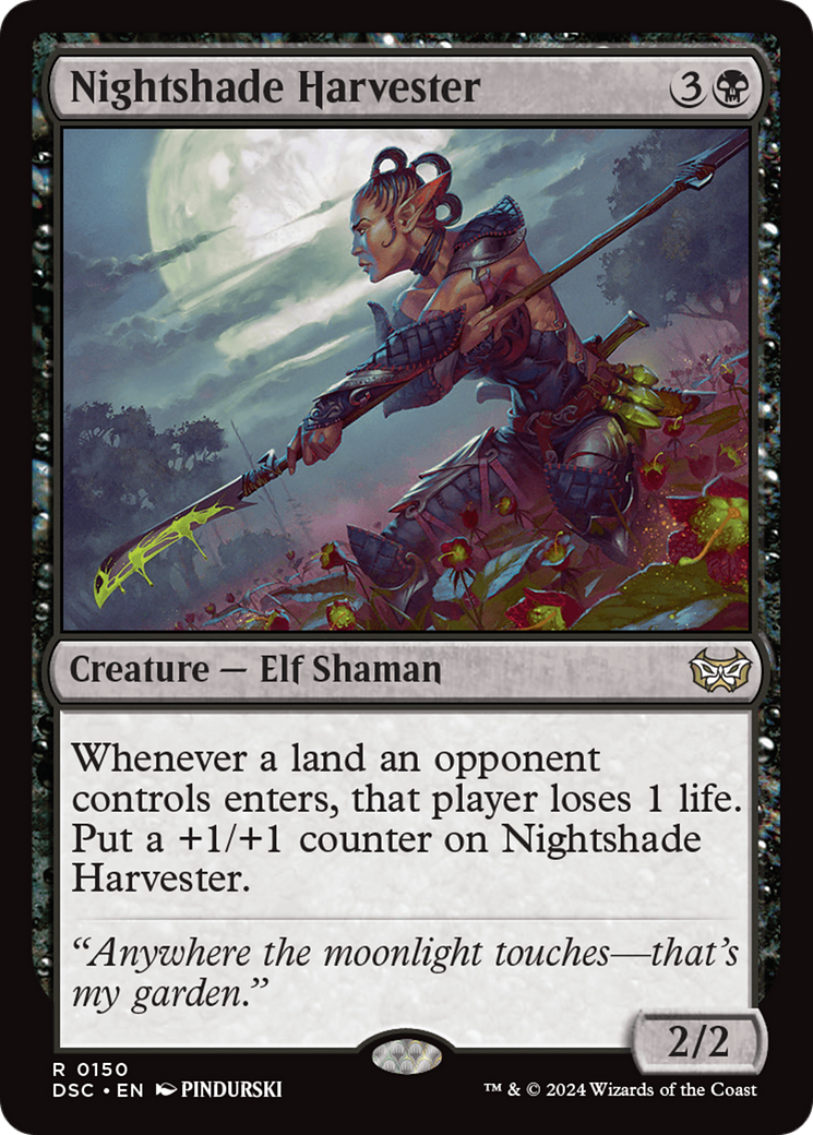 Nightshade Harvester [Duskmourn: House of Horror Commander] | L.A. Mood Comics and Games