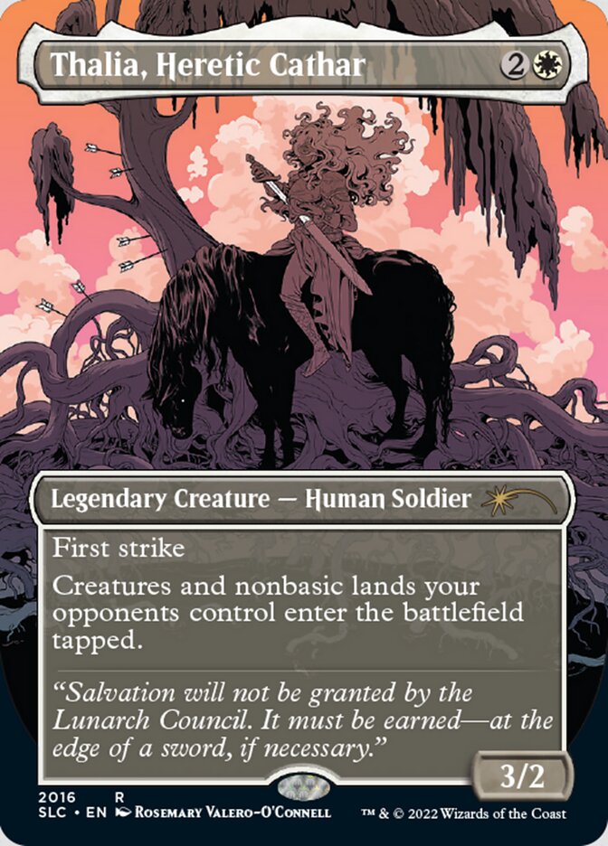 Thalia, Heretic Cathar (Borderless) [Secret Lair Countdown Kit] | L.A. Mood Comics and Games