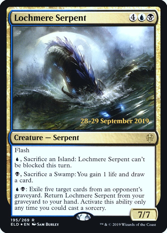 Lochmere Serpent [Throne of Eldraine Prerelease Promos] | L.A. Mood Comics and Games