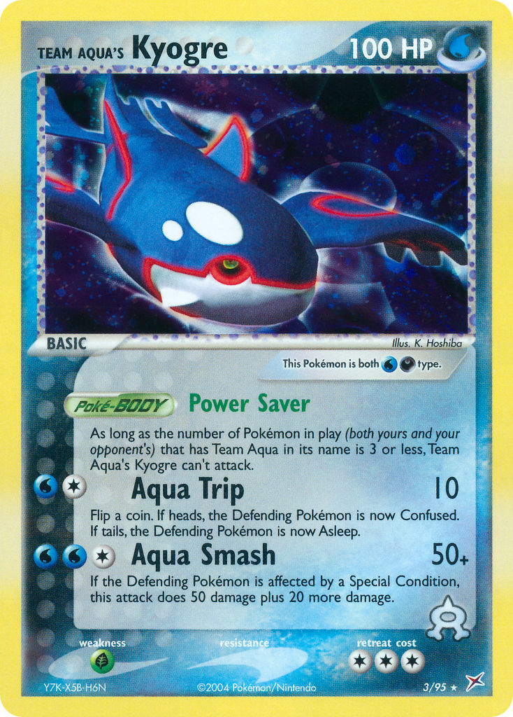 Team Aqua's Kyogre (3/95) (Theme Deck Exclusive) [EX: Team Magma vs Team Aqua] | L.A. Mood Comics and Games