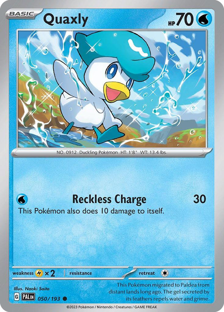 Quaxly (050/193) (Theme Deck Exclusive) [Scarlet & Violet: Paldea Evolved] | L.A. Mood Comics and Games