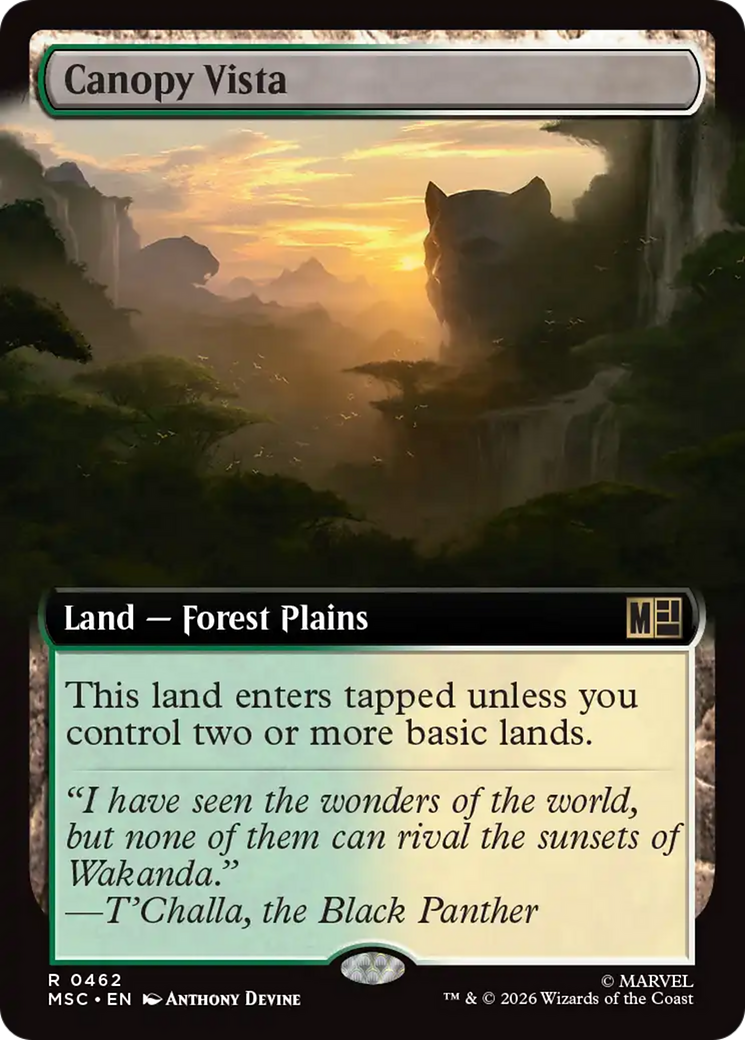 Canopy Vista (Extended Art) [Marvel Super Heroes Commander] | L.A. Mood Comics and Games