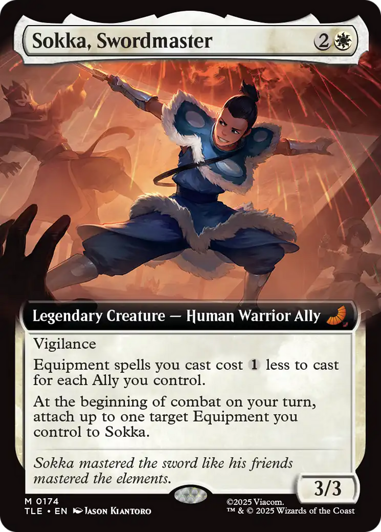 Sokka, Swordmaster (Extended Art) [Avatar: The Last Airbender: Eternal-Legal] | L.A. Mood Comics and Games