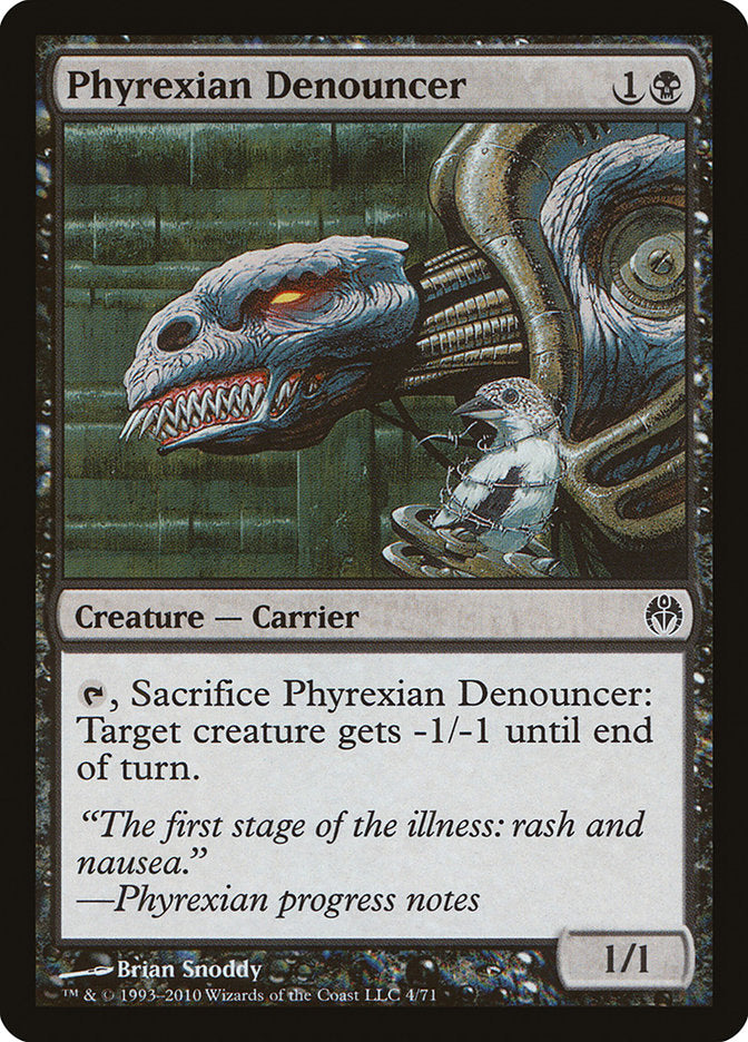 Phyrexian Denouncer [Duel Decks: Phyrexia vs. the Coalition] | L.A. Mood Comics and Games