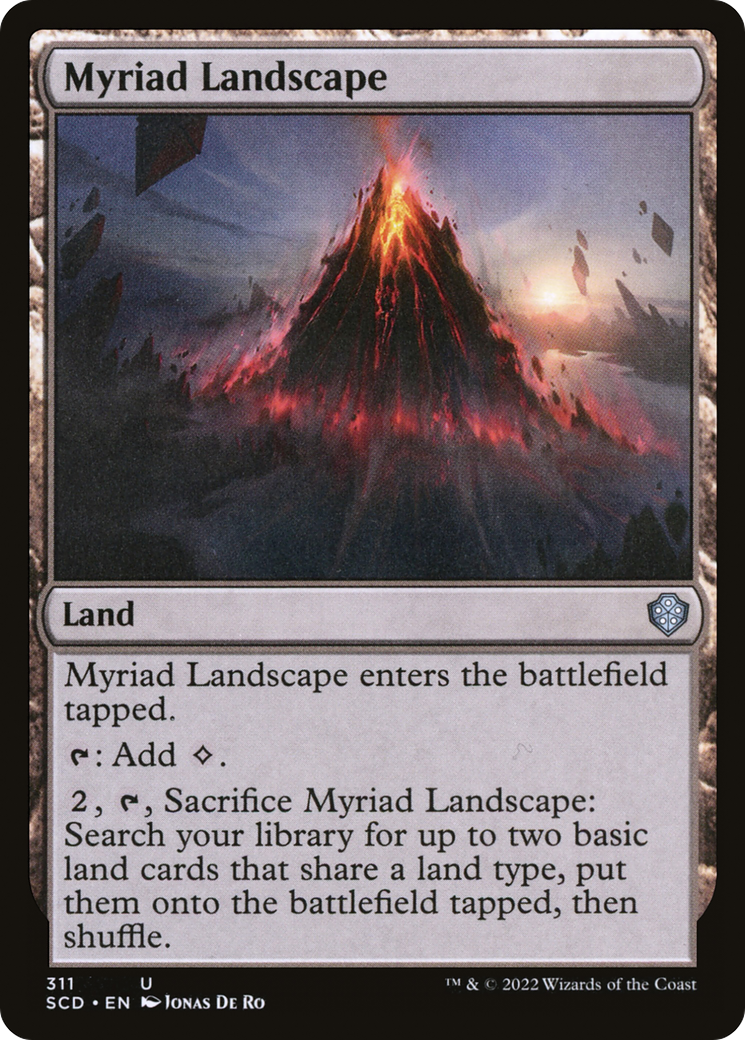 Myriad Landscape [Starter Commander Decks] | L.A. Mood Comics and Games