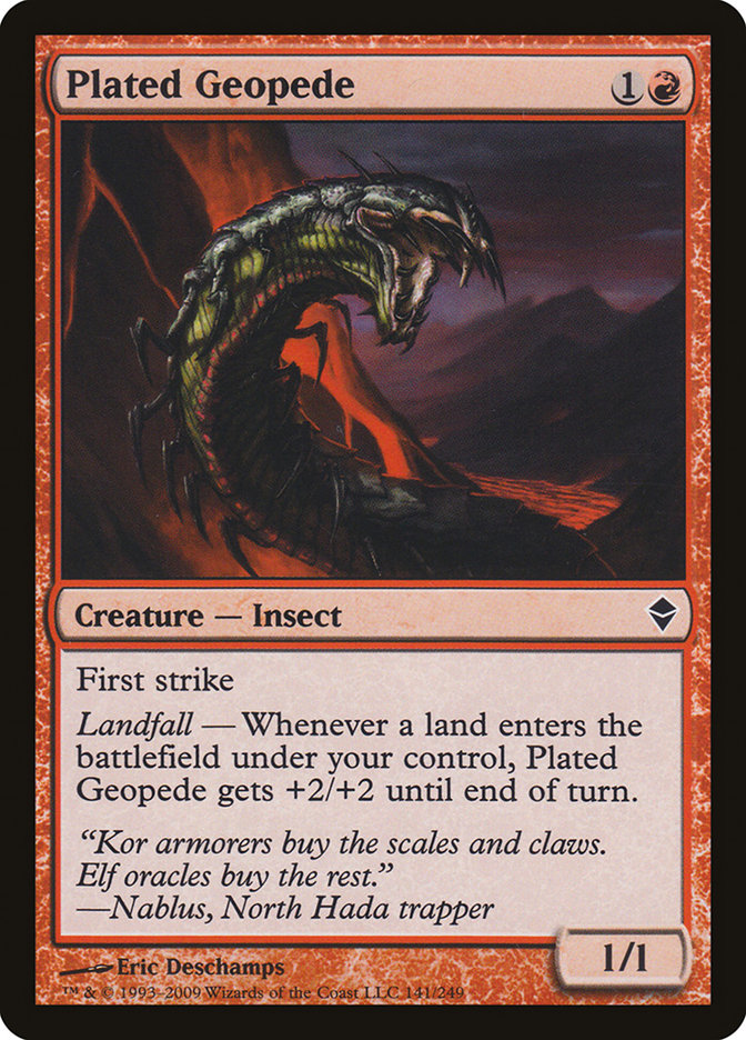Plated Geopede [Zendikar] | L.A. Mood Comics and Games