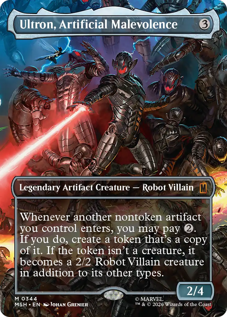 Ultron, Artificial Malevolence (Borderless) (0344) [Marvel Super Heroes] | L.A. Mood Comics and Games