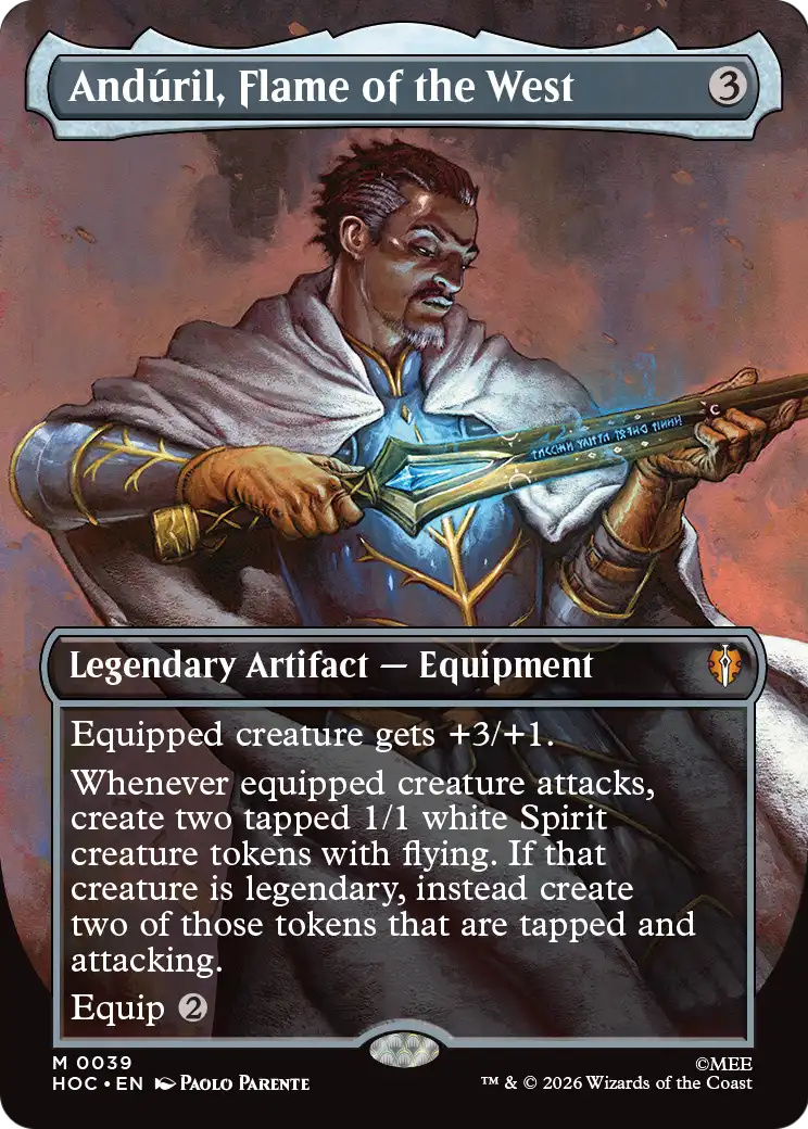Anduril, Flame of the West (Borderless) [The Hobbit: Eternal-Legal] | L.A. Mood Comics and Games