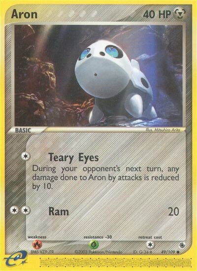 Aron (49/109) [EX: Ruby & Sapphire] | L.A. Mood Comics and Games