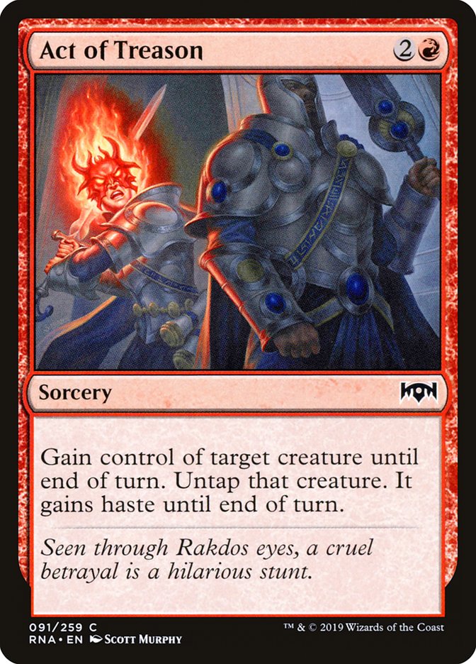 Act of Treason [Ravnica Allegiance] | L.A. Mood Comics and Games