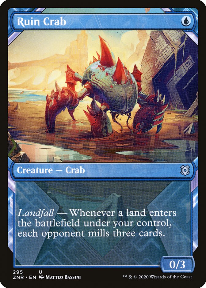 Ruin Crab (Showcase) [Zendikar Rising] | L.A. Mood Comics and Games