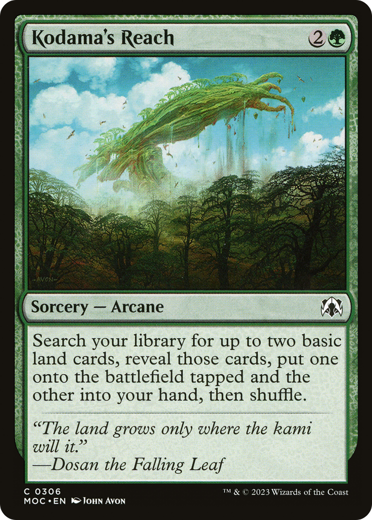 Kodama's Reach [March of the Machine Commander] | L.A. Mood Comics and Games