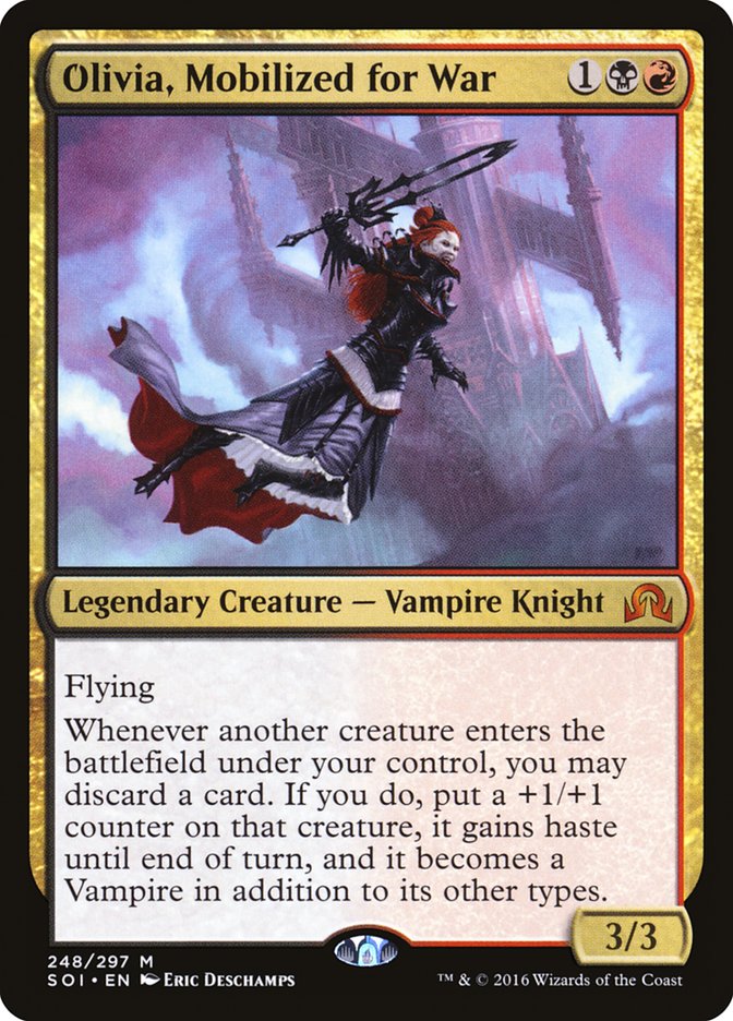 Olivia, Mobilized for War [Shadows over Innistrad] | L.A. Mood Comics and Games