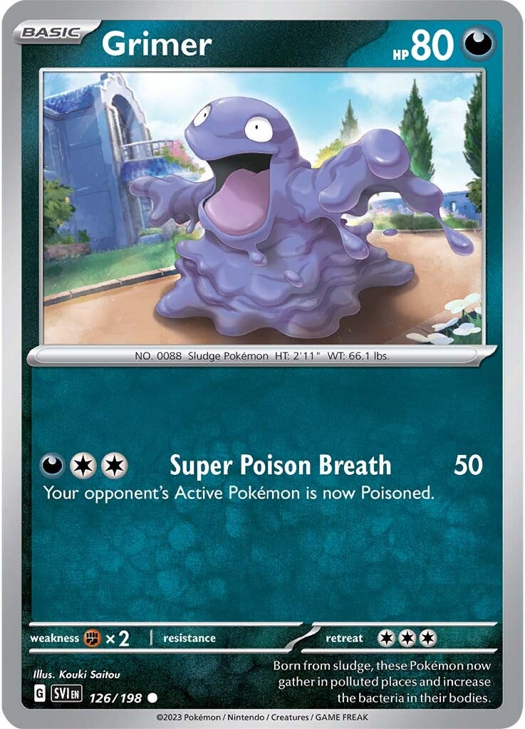 Grimer (126/198) [Scarlet & Violet: Base Set] | L.A. Mood Comics and Games