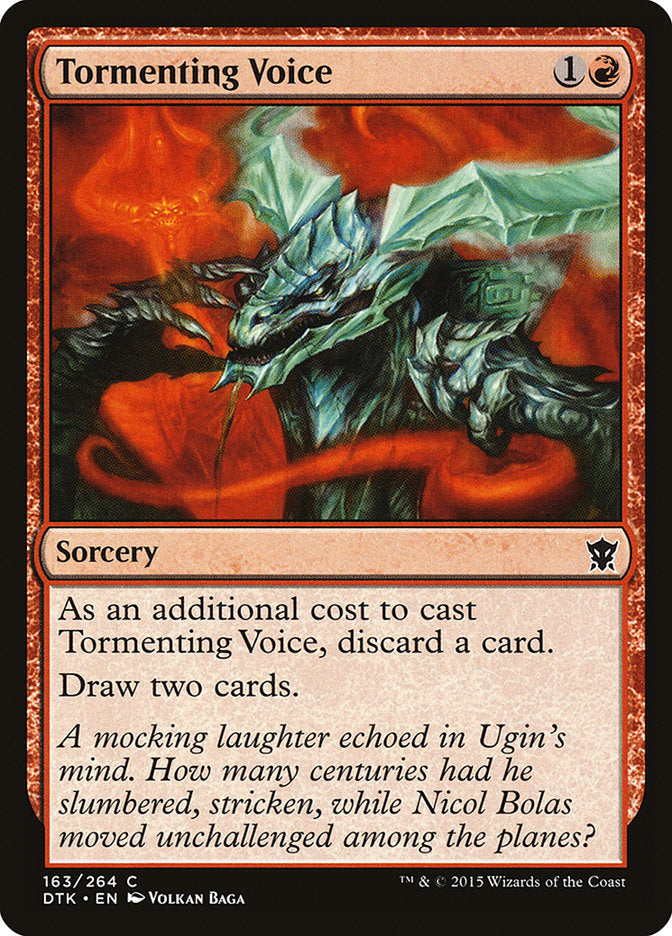 Tormenting Voice [Dragons of Tarkir] | L.A. Mood Comics and Games