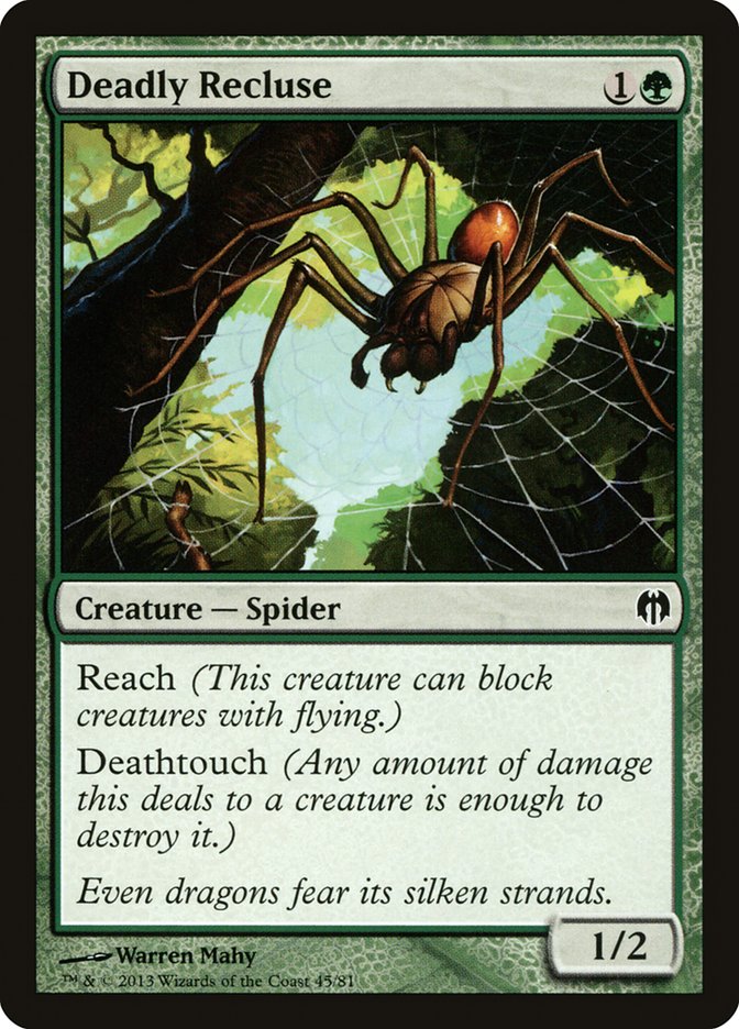 Deadly Recluse [Duel Decks: Heroes vs. Monsters] | L.A. Mood Comics and Games