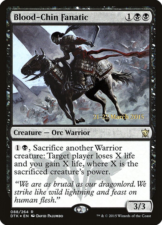Blood-Chin Fanatic [Dragons of Tarkir Prerelease Promos] | L.A. Mood Comics and Games