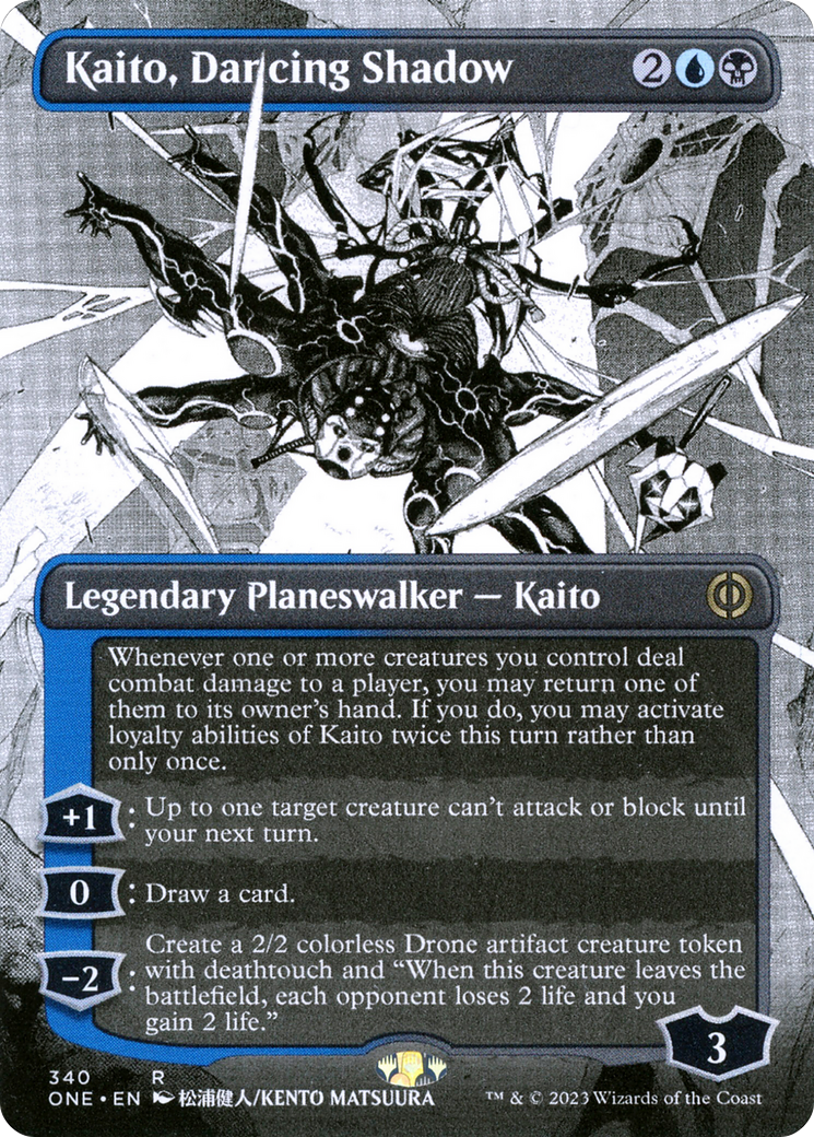Kaito, Dancing Shadow (Borderless Manga) [Phyrexia: All Will Be One] | L.A. Mood Comics and Games