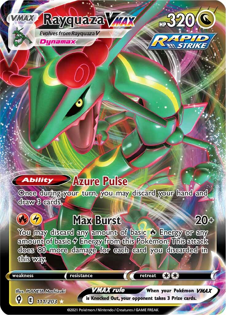 Rayquaza VMAX (111/203) [Sword & Shield: Evolving Skies] | L.A. Mood Comics and Games