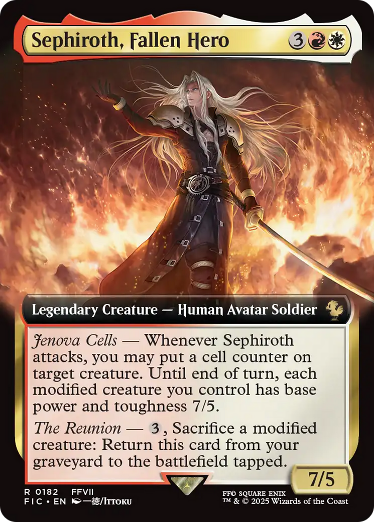 Sephiroth, Fallen Hero (Extended Art) [FINAL FANTASY Commander] | L.A. Mood Comics and Games