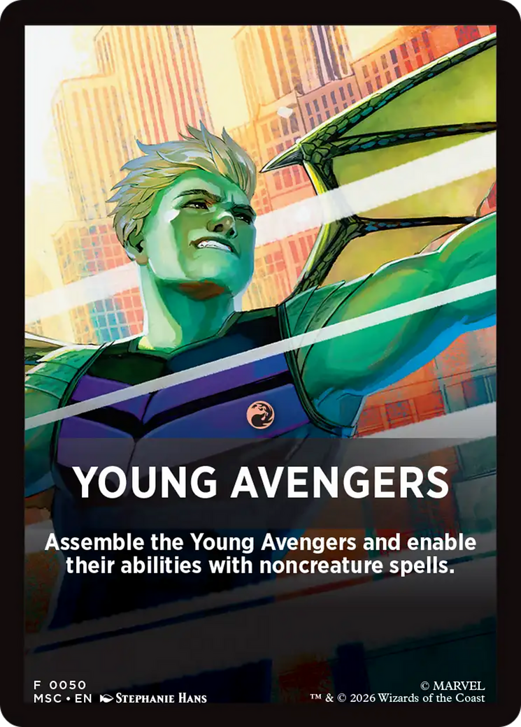 Young Avengers Theme Card [Marvel Super Heroes Commander] | L.A. Mood Comics and Games