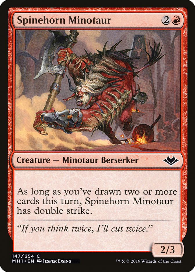 Spinehorn Minotaur [Modern Horizons] | L.A. Mood Comics and Games