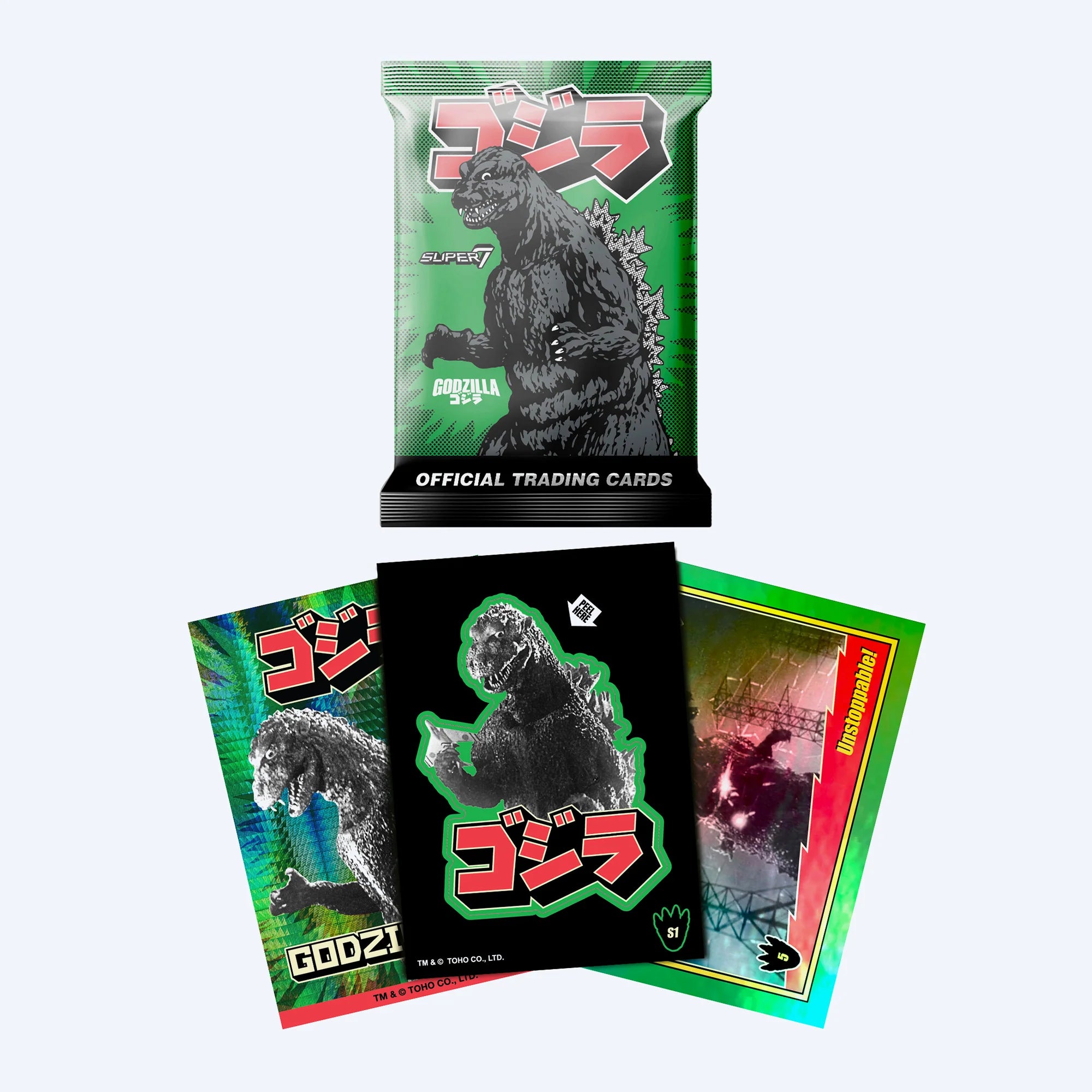 Godzilla Toho Foil Pack Trading Cards Wv1 Showa Booster PACK | L.A. Mood Comics and Games