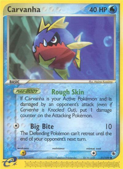 Carvanha (51/109) [EX: Ruby & Sapphire] | L.A. Mood Comics and Games